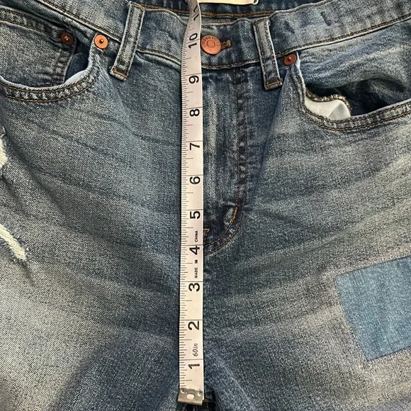 Madewell Cruiser Straight Jeans Patched Up Edition - Picture 9 of 11